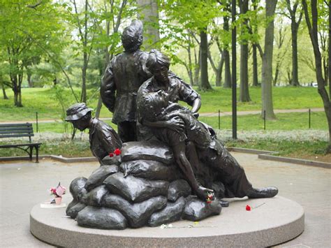why are there hair ties at the vietnam memorial|History .